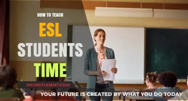 Mastering Time Concepts: Effective Strategies for Teaching ESL Students