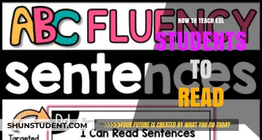Effective Strategies for Teaching ESL Students to Read Fluently
