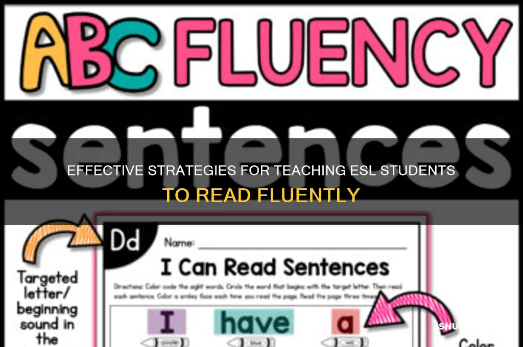 how to teach esl students to read