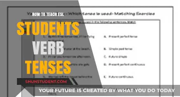 Mastering Verb Tenses: Effective Strategies for Teaching ESL Students