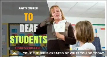 Teaching ESL to Deaf Students: Strategies for Inclusive Language Learning
