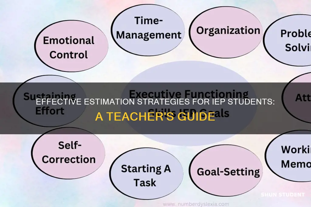 how to teach estimation for iep students
