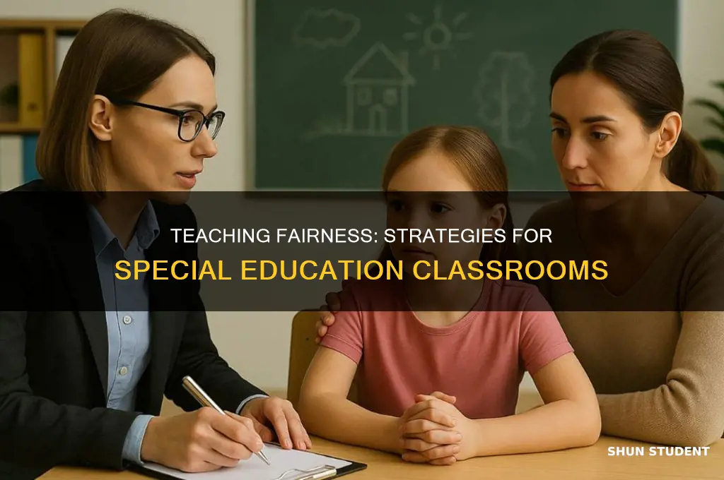 how to teach fairness to special ed students