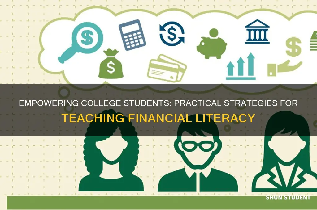 how to teach financial literacy to college students