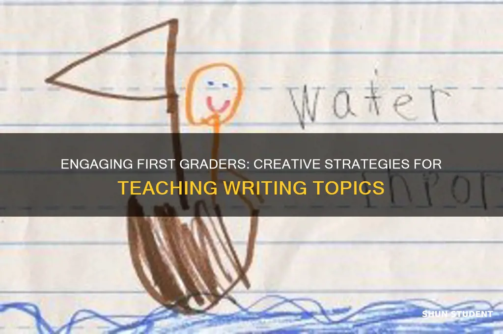how to teach first grade students about topics for writing