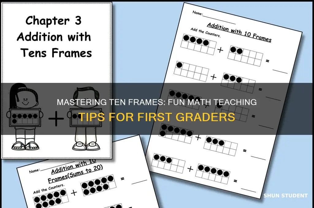 how to teach first grade students ten frame math