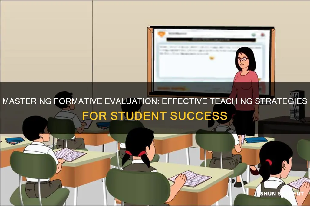 how to teach formative evalutation to students
