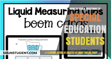 Effective Strategies for Teaching Fractions to Special Education Students