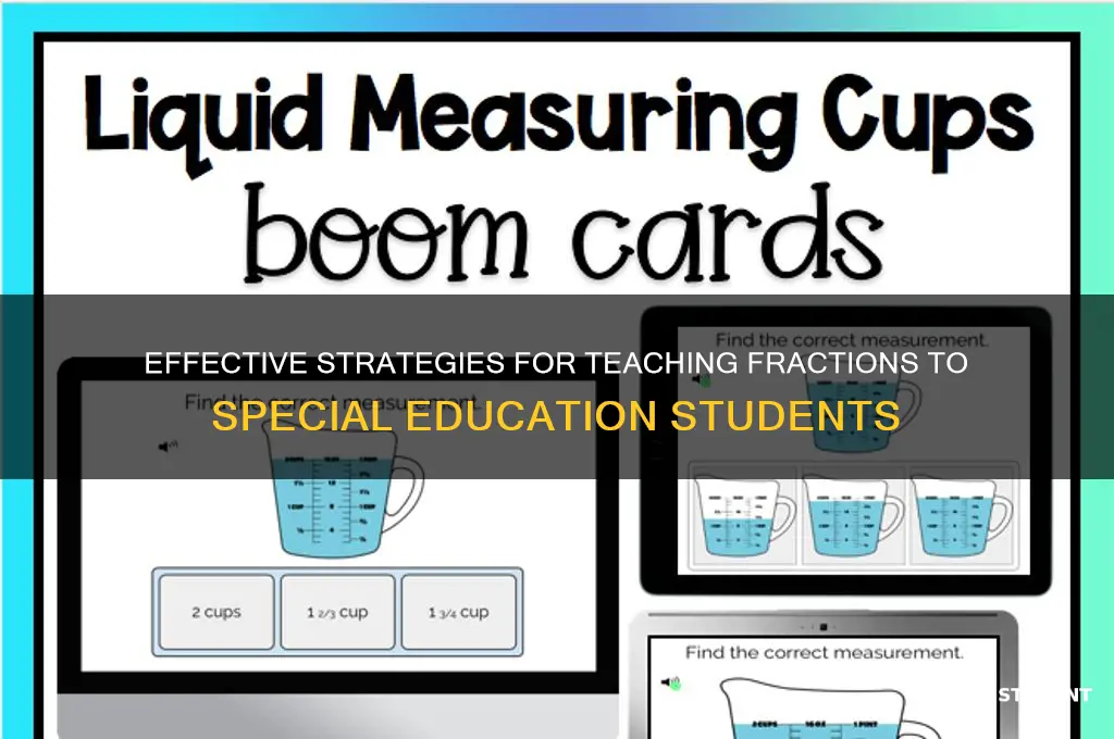 how to teach fractions to special education students