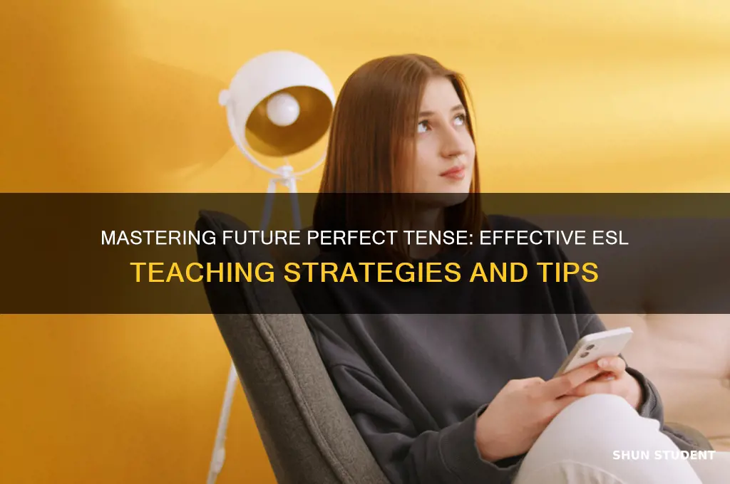how to teach future perfect tense to esl students
