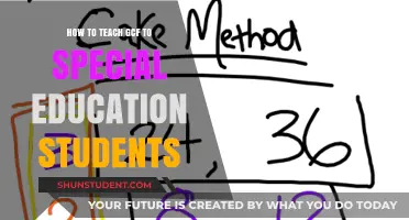Teaching GCF to Special Education Students: Effective Strategies for Success