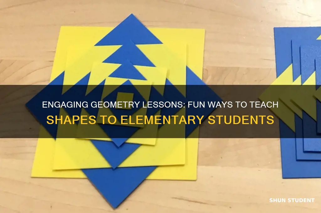 how to teach geometry to elementary students