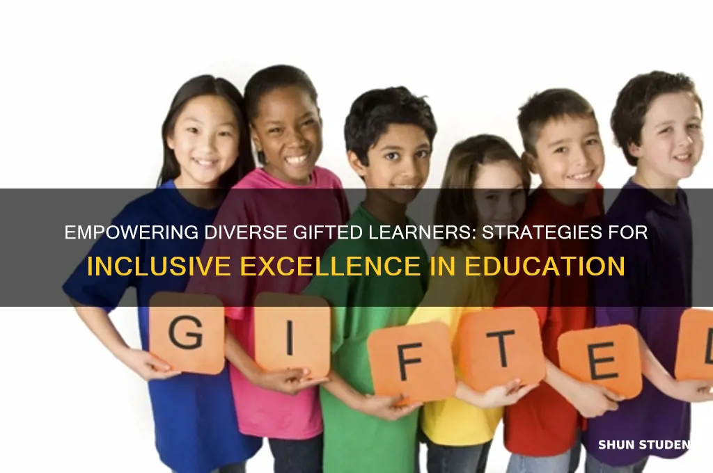 how to teach gifted students that are diverse
