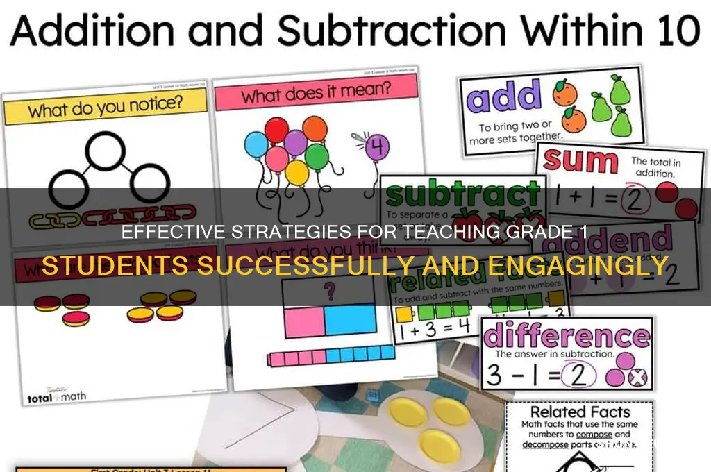 how to teach grade 1 students