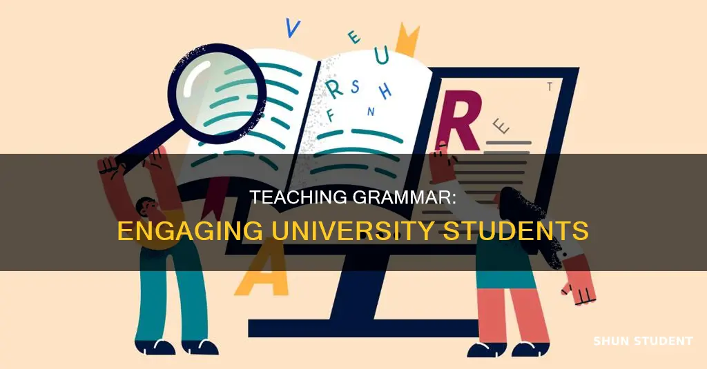 how to teach grammar to university students