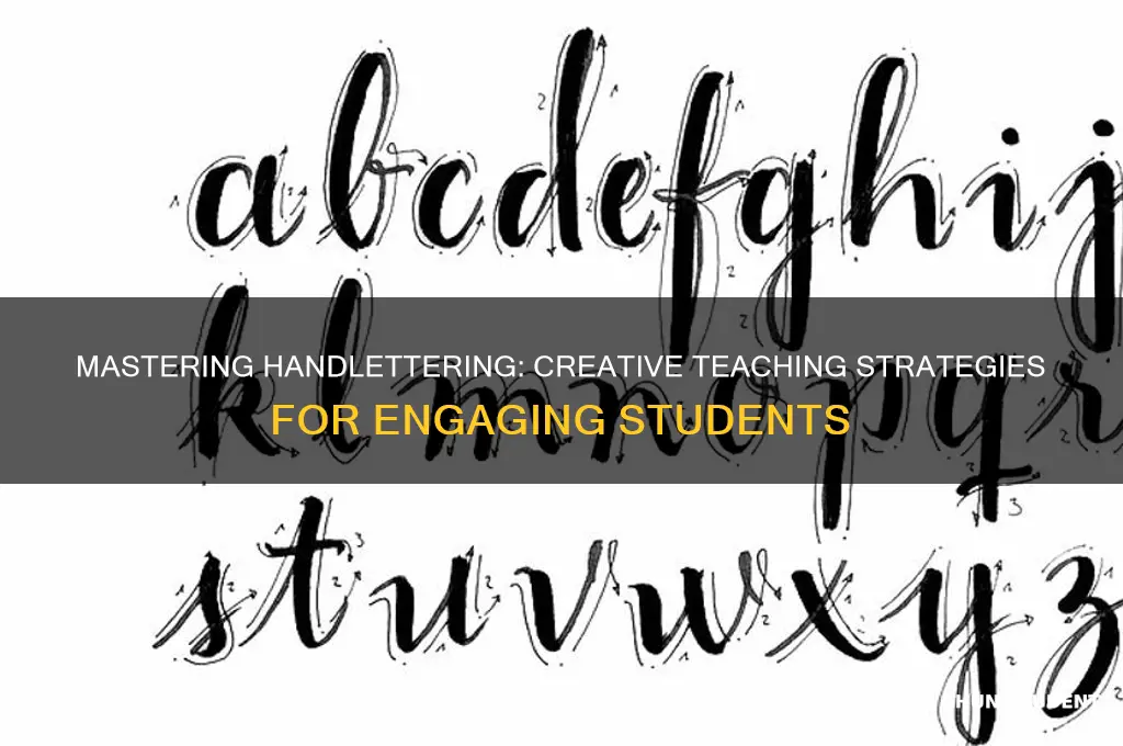 how to teach handlettering to students