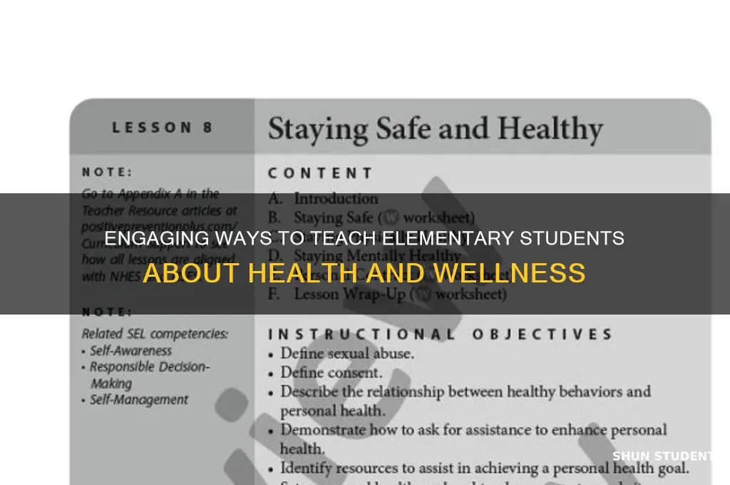 how to teach health to elementary students