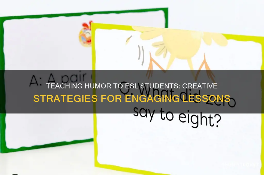 how to teach humor to esl students