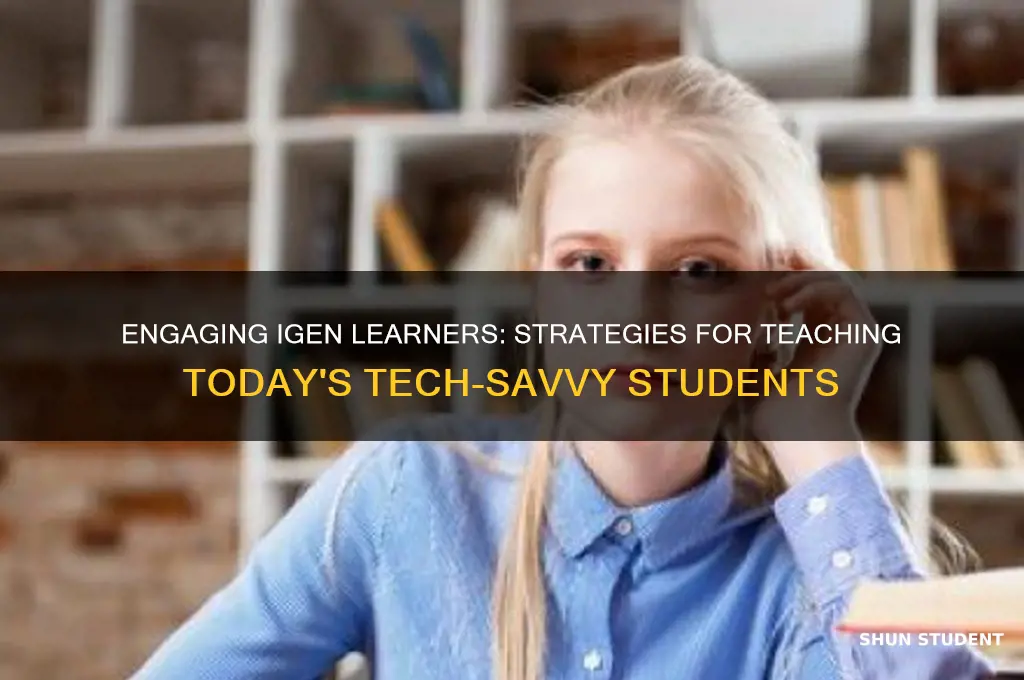 how to teach igen students
