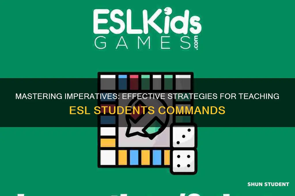 how to teach imperatives to esl students