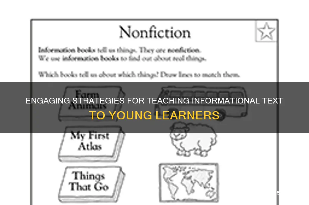 how to teach informational text to elementary students