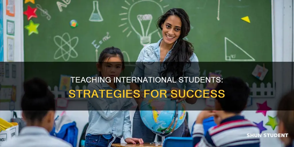 how to teach international students