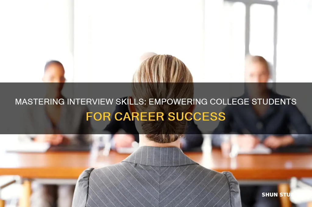 how to teach interview skills to college students