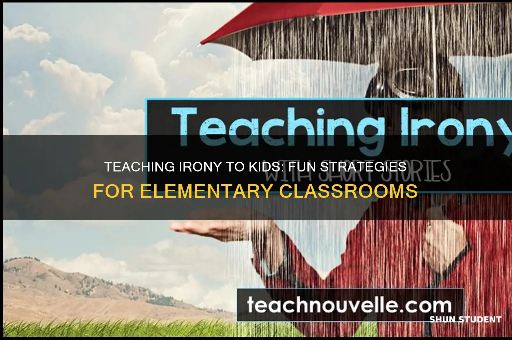 how to teach irony to elementary students