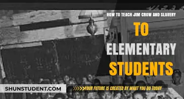 Teaching Jim Crow and Slavery: Age-Appropriate Strategies for Elementary Classrooms