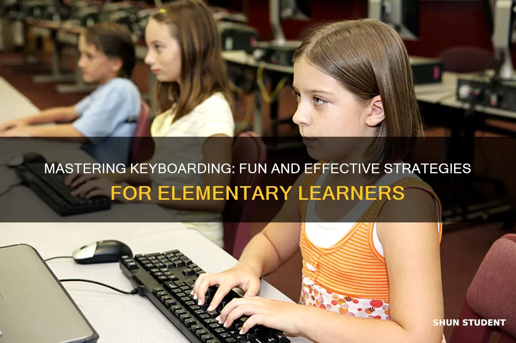 how to teach keyboarding skills to elementary students