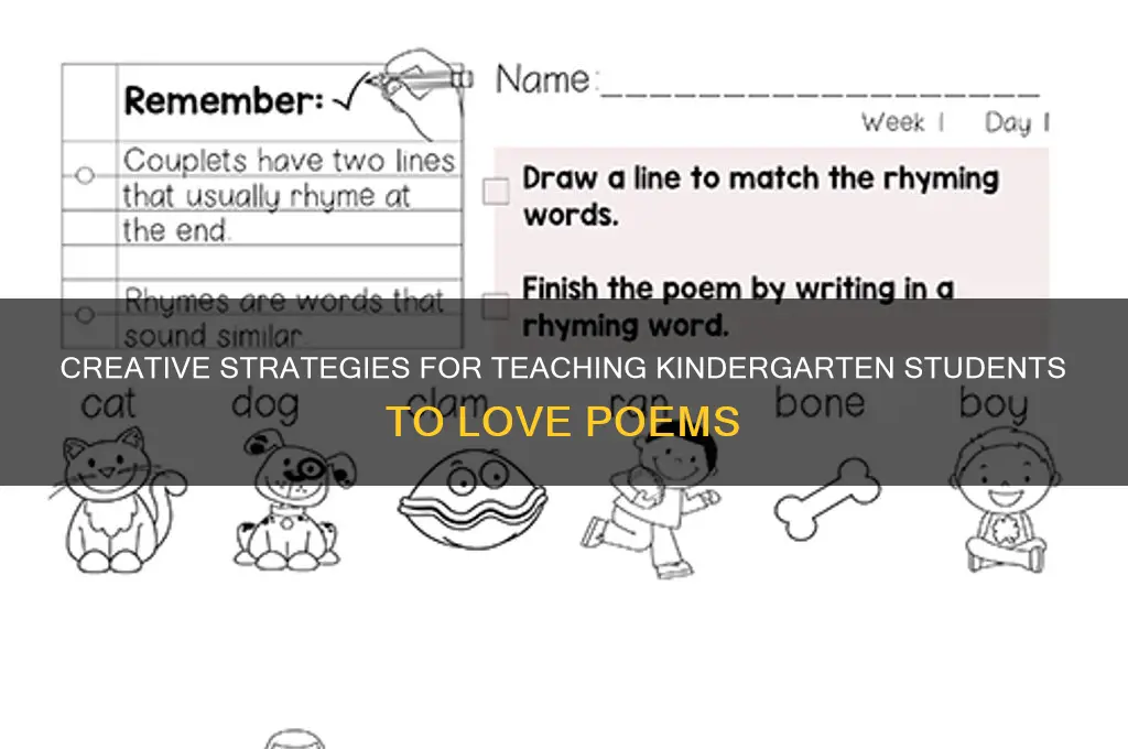 how to teach kindergarten student poems