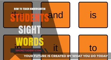 Effective Strategies for Teaching Kindergarten Students Sight Words Easily