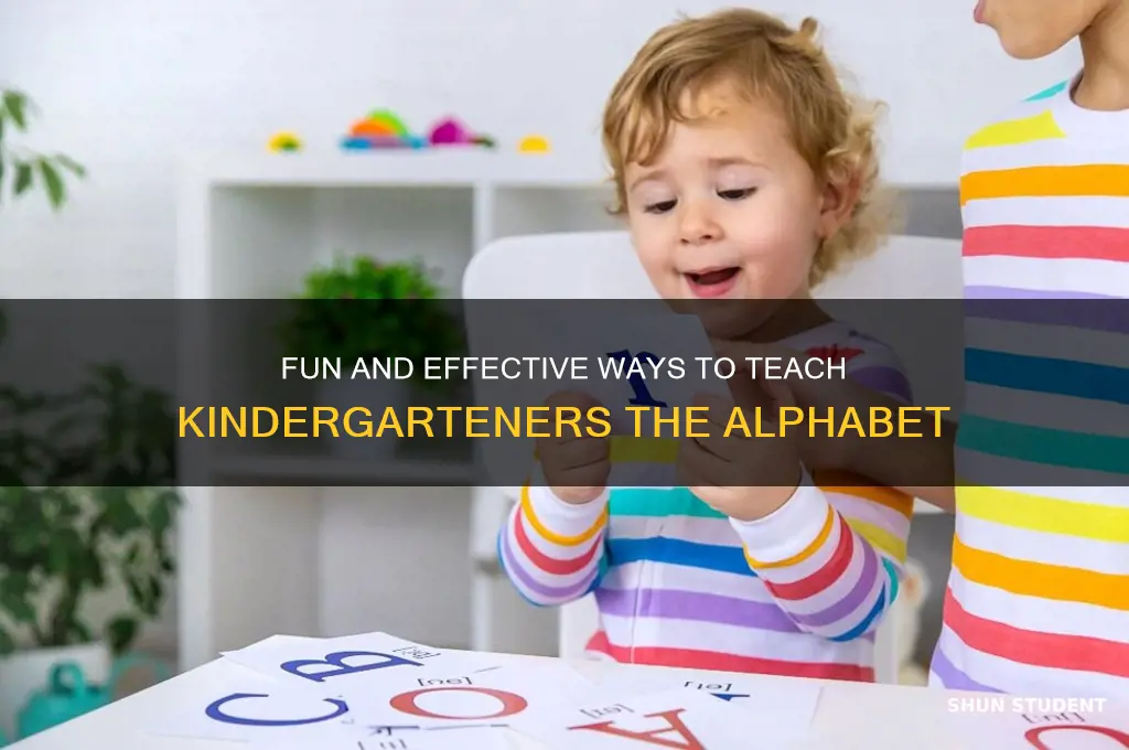 how to teach kindergarten students the alphabet