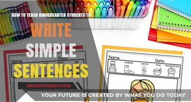 Teaching Kindergarteners: Simple Sentence Writing Made Fun and Easy