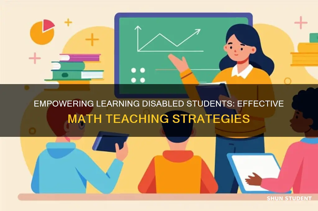 how to teach learning disabled students math