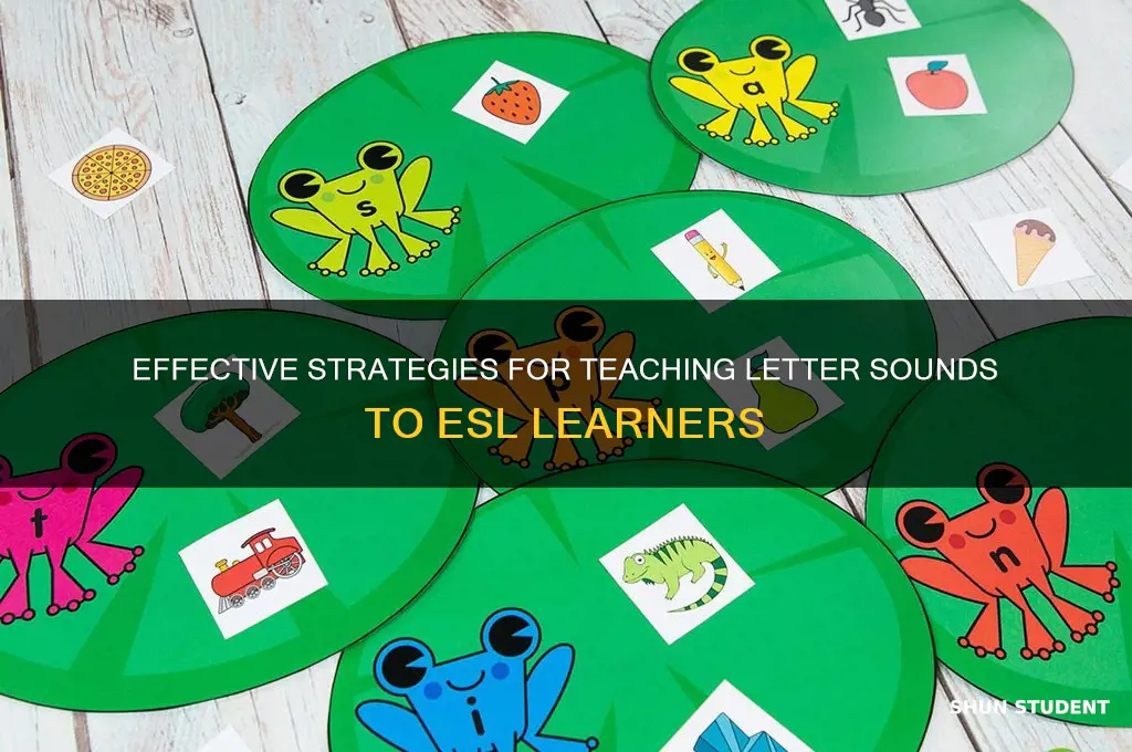 how to teach letter sounds to esl students