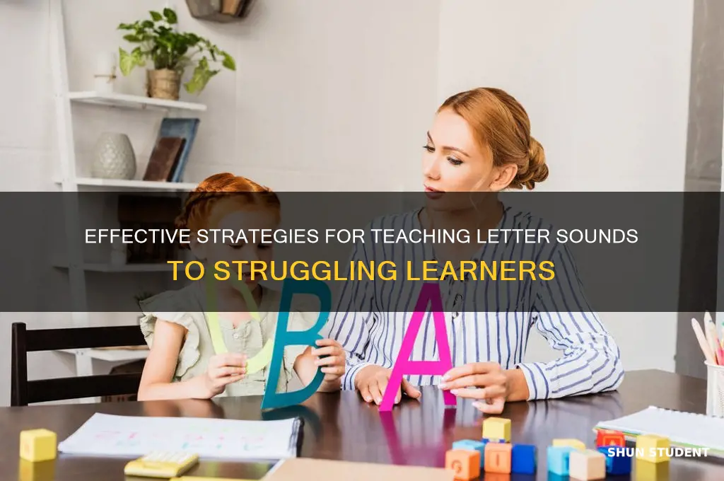 how to teach letter sounds to struggling students