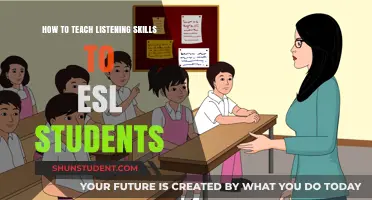 Effective Strategies for Teaching Listening Skills to ESL Learners