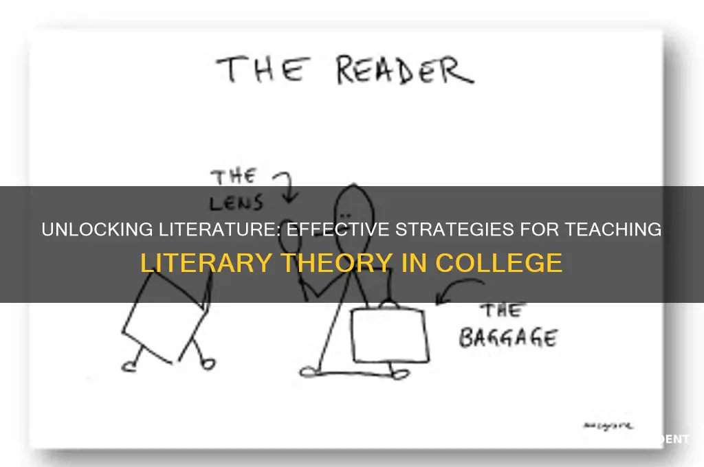 how to teach literary theory to college students