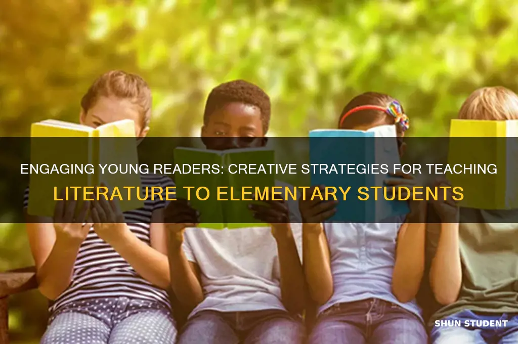 how to teach literature to elementary students