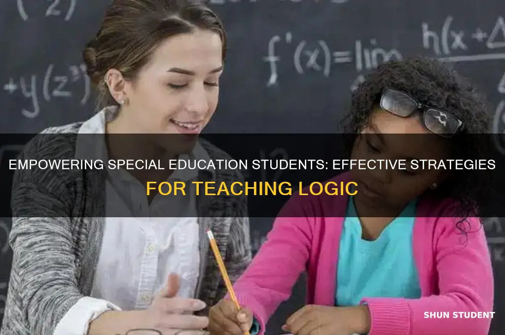 how to teach logic to special education students