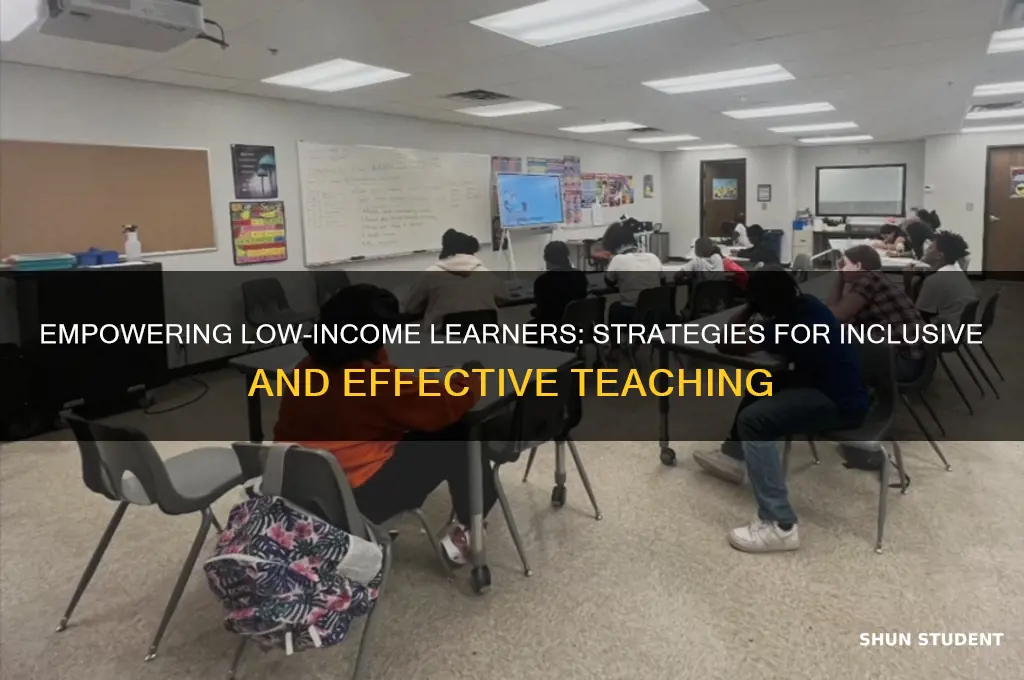 how to teach low socioeconomic students