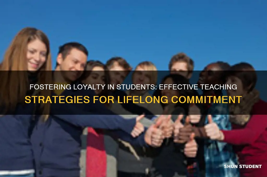 how to teach loyalty to students