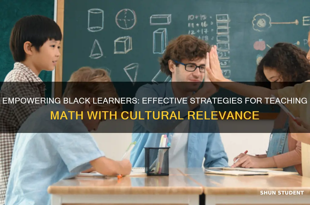 how to teach math to black students