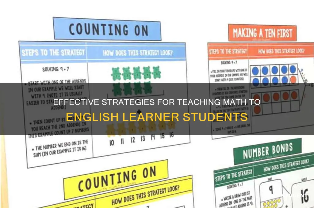 how to teach math to els students