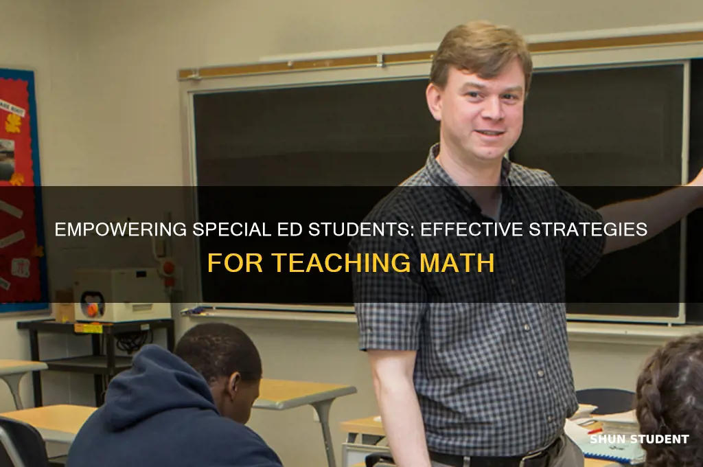 how to teach math to special ed students