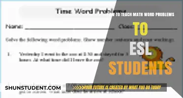 Teaching Math Word Problems to ESL Students: Effective Strategies
