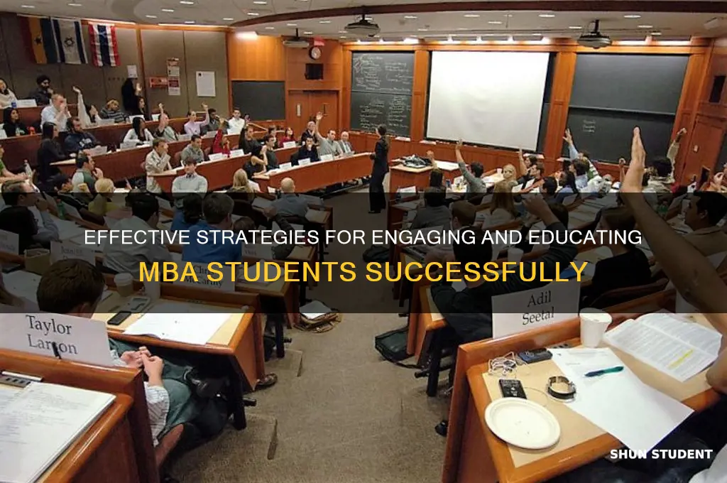 how to teach mba students