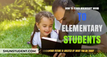 Teaching Microsoft Word to Elementary Students: Simple Steps for Success
