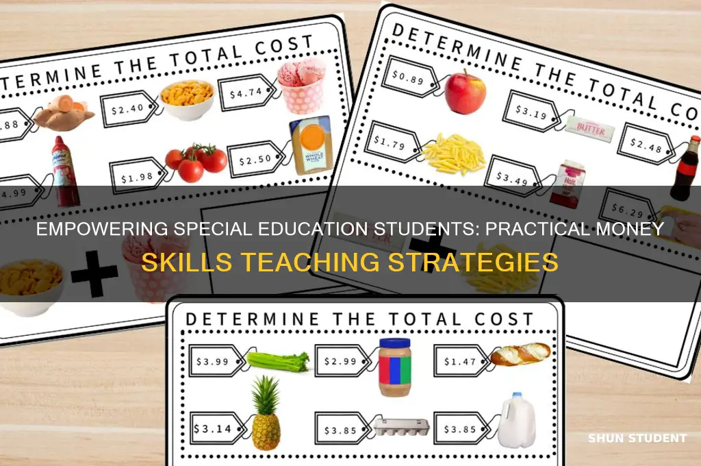 how to teach money skills to special education students